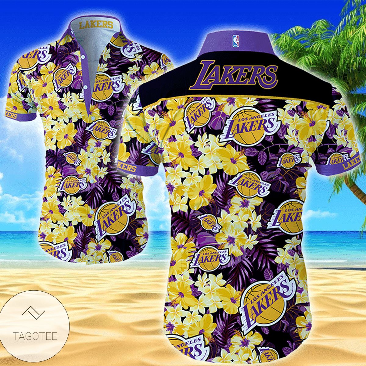 Nba Los Angeles Lakers Hawaiian Shirt