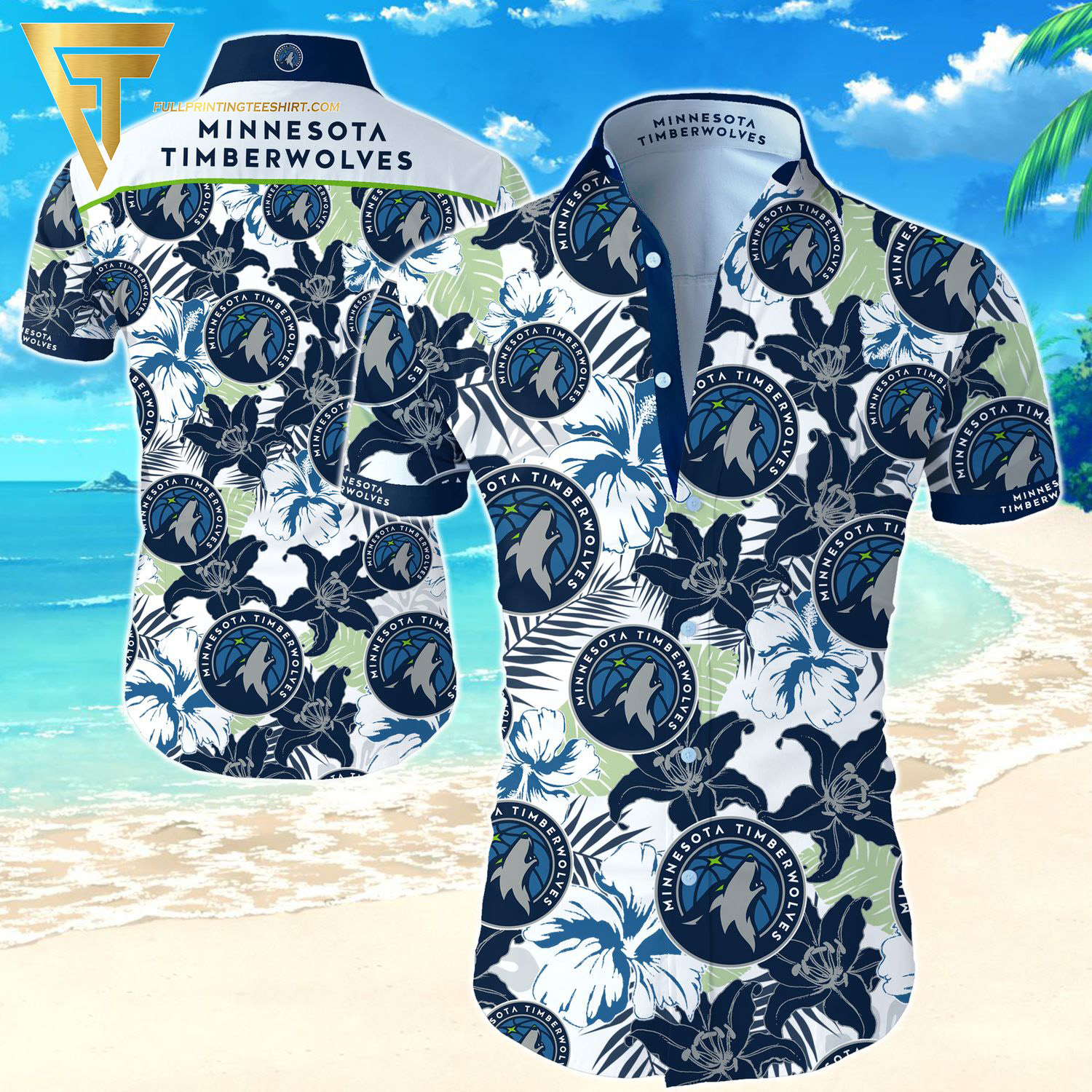 NBA Minnesota Timberwolves Sports Summer Hawaiian Shirt