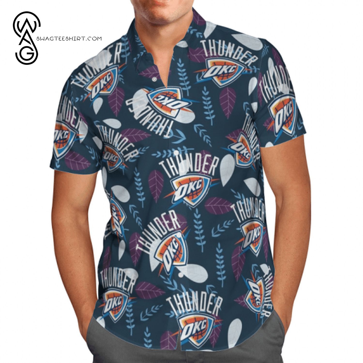 NBA Oklahoma City Thunder Summer Vibes Hawaiian Shirt