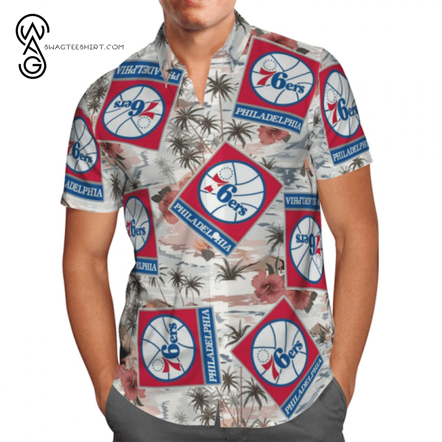 NBA Philadelphia 76ers Sports Summer Hawaiian Shirt