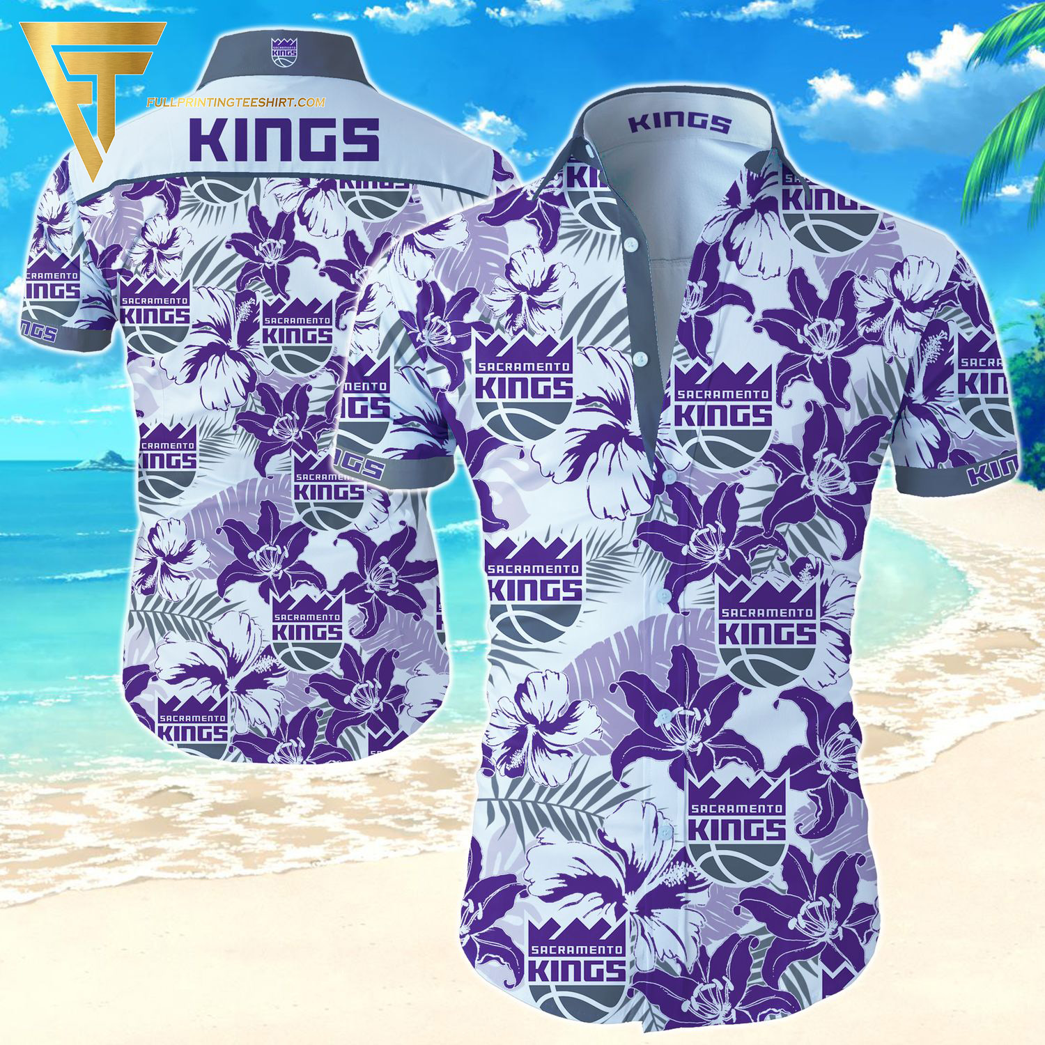 NBA Sacramento Kings Sports Summer Hawaiian Shirt