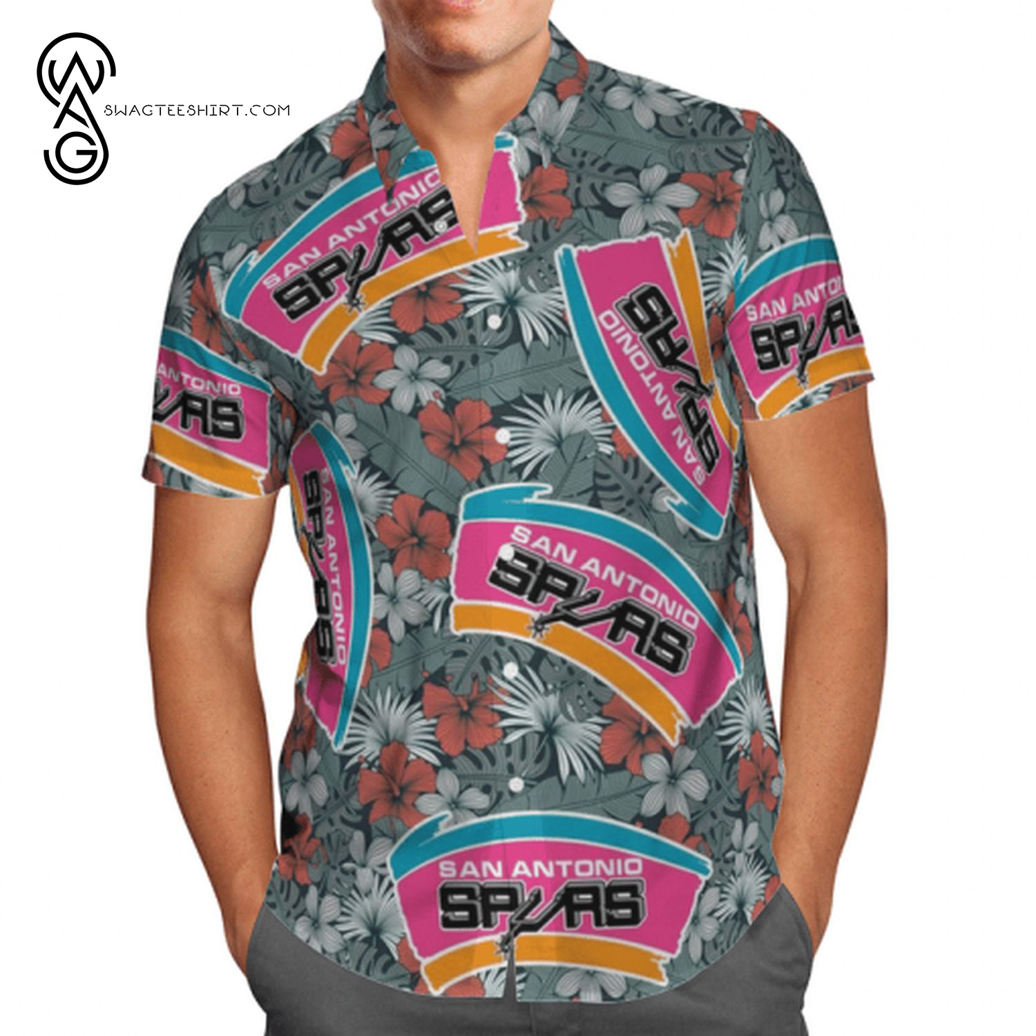 NBA San Antonio Spurs Summer Vibes Hawaiian Shirt