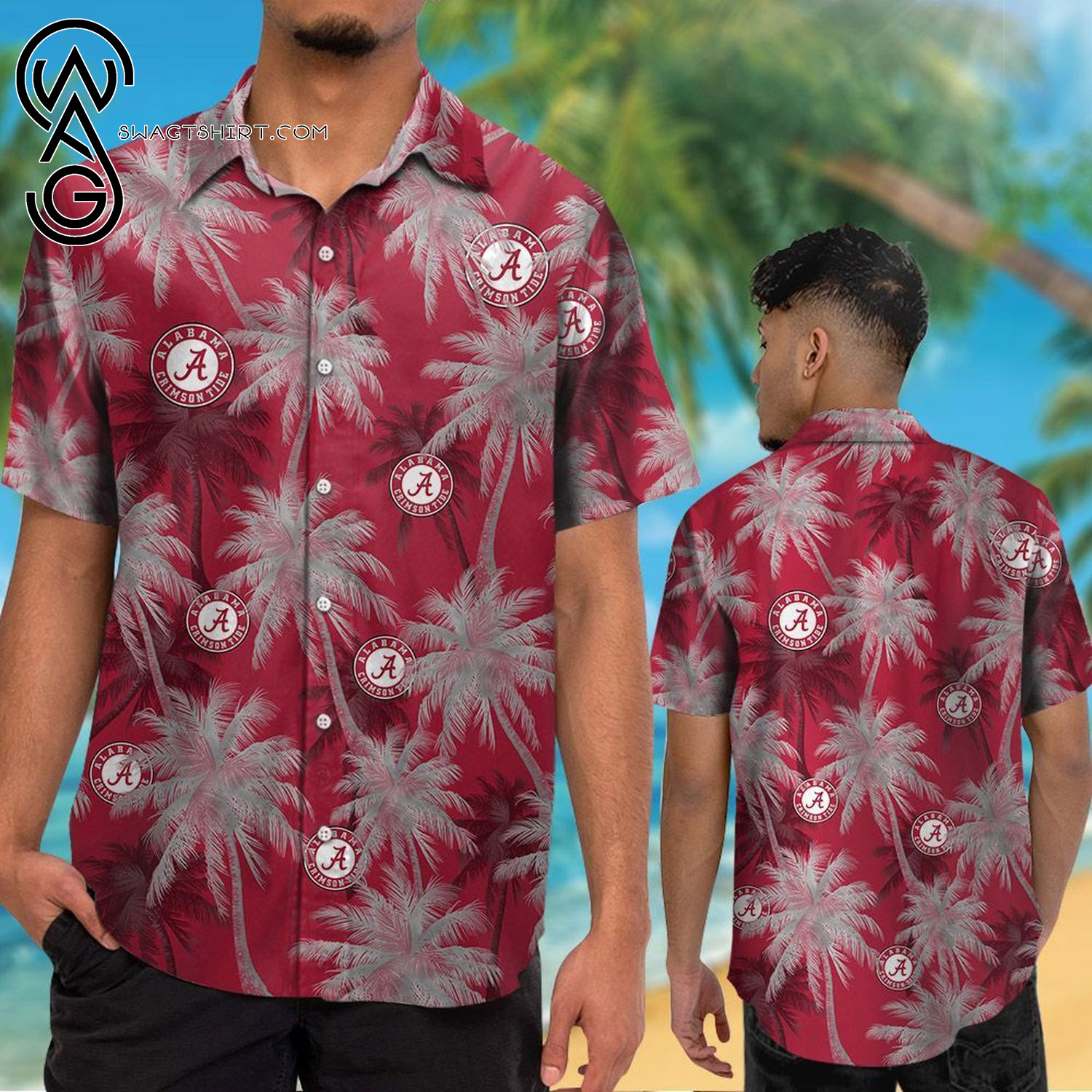 NCAA Alabama Crimson Tide Sports Floral Summer Hawaiian Shirt