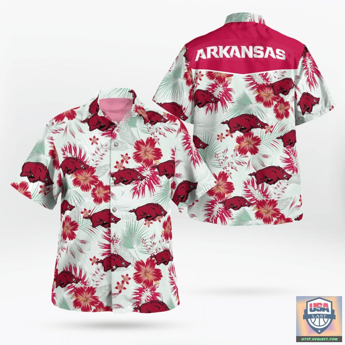 Nebraska Cornhuskers Camouflage Vintage Hawaiian Shirt