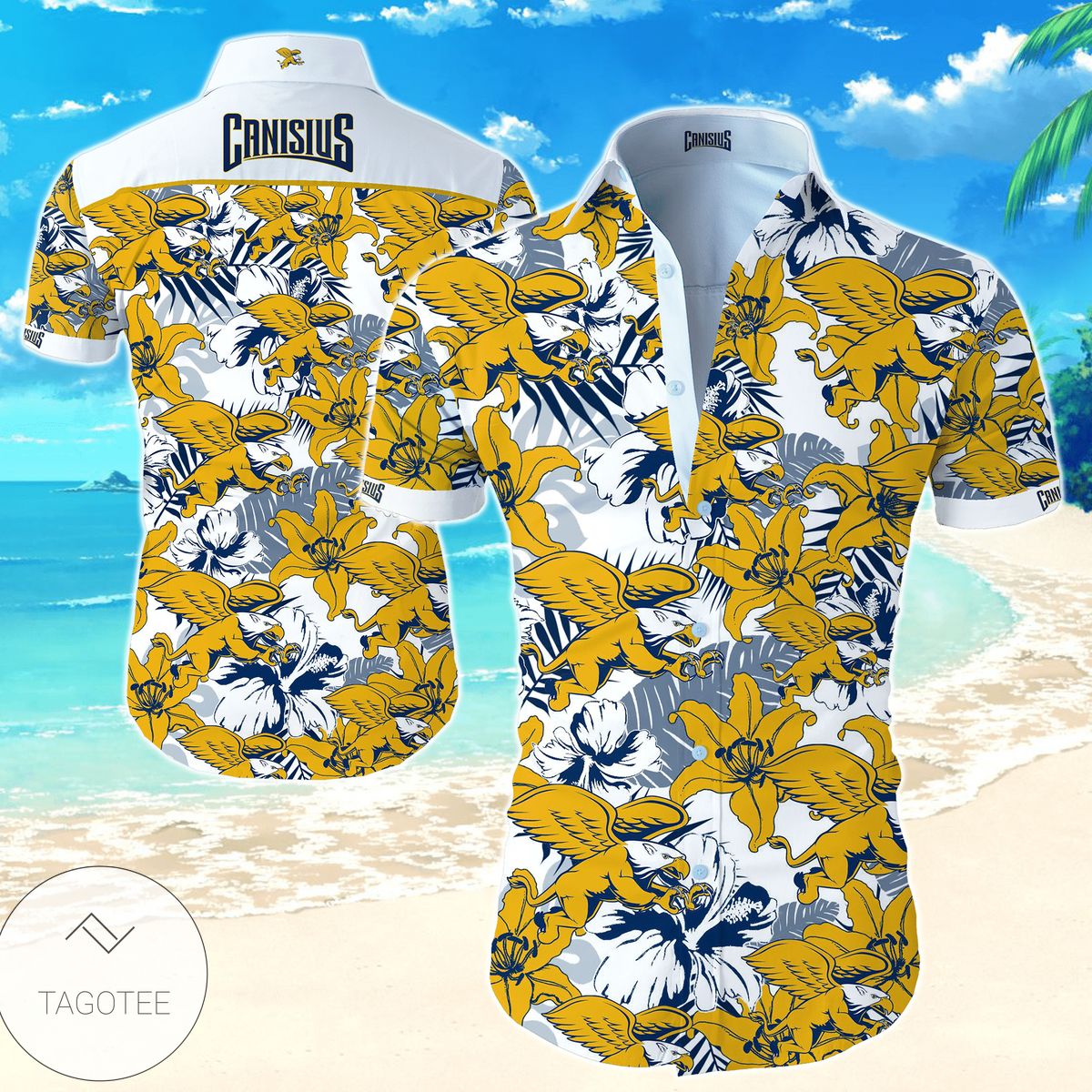 Ncaa Campbell Fighting Camels Hawaiian Shirt