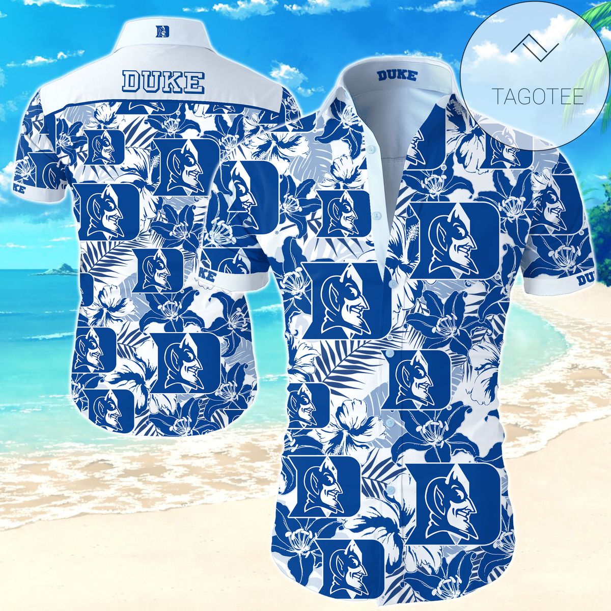 Ncaa Duke Blue Devils Hawaiian Shirt