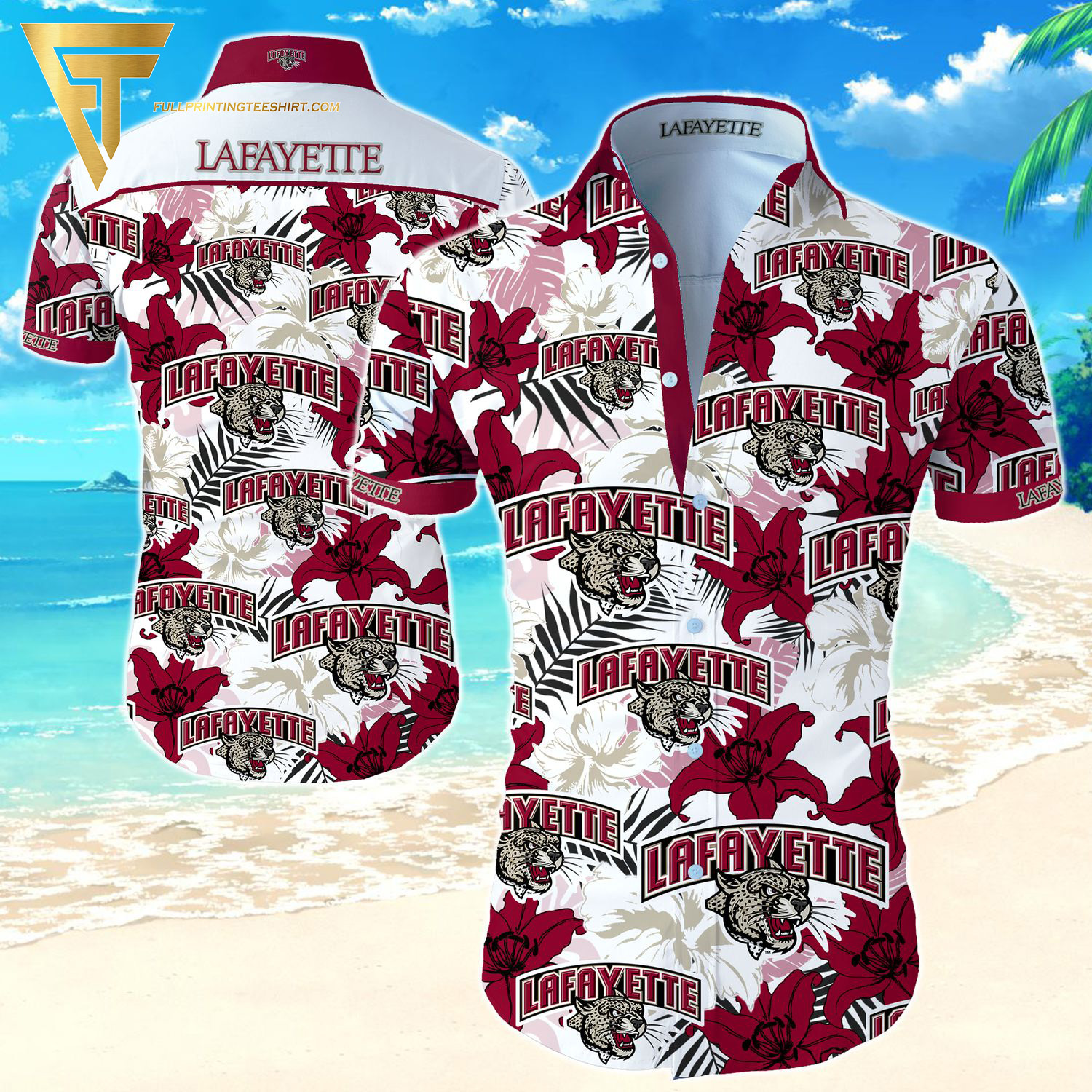 NCAA Miami Hurricanes Summer Vacation Hawaiian Shirt