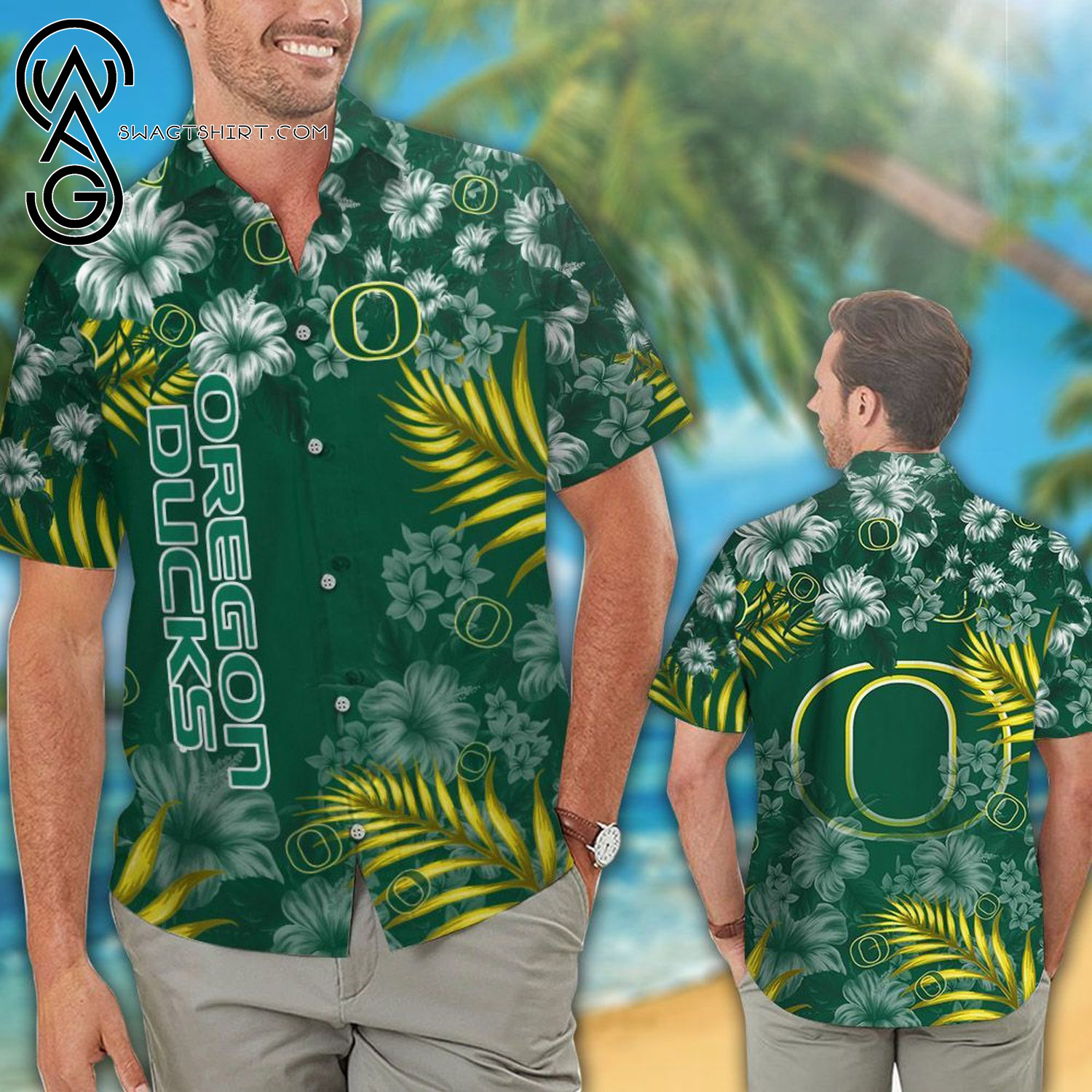 NCAA Oregon Ducks Sports Summer Hawaiian Shirt