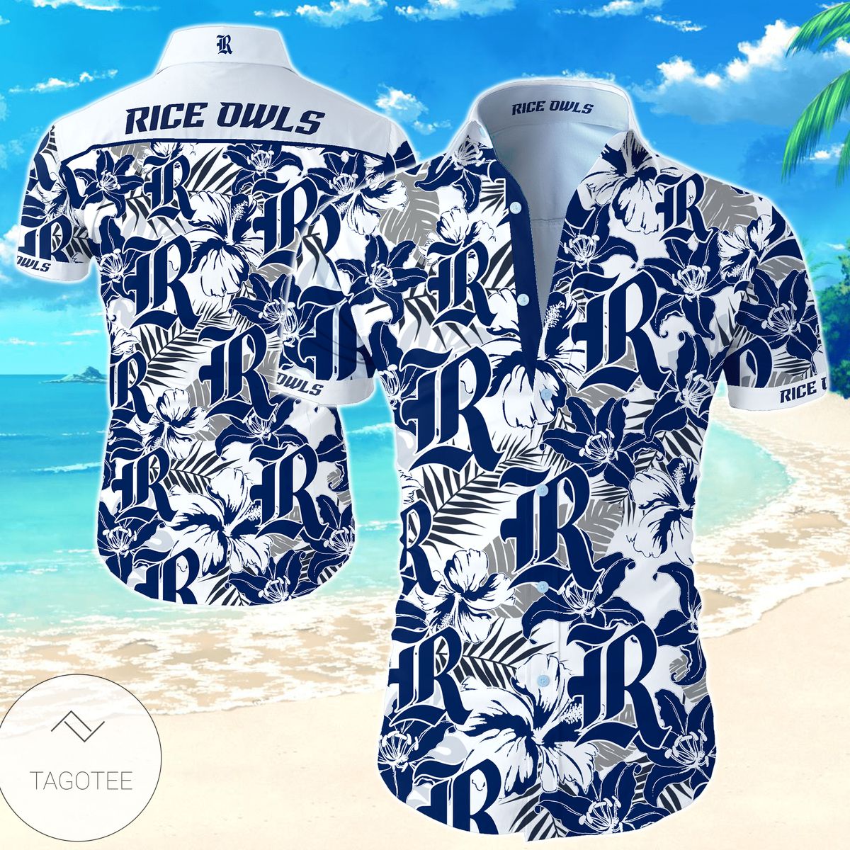 Ncaa Rhode Island Rams Hawaiian Shirt