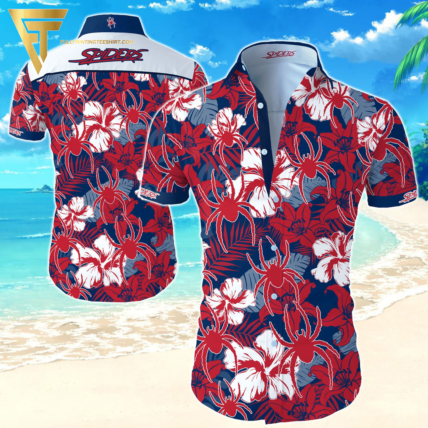 NCAA Richmond Spiders Sports Floral Summer Hawaiian Shirt