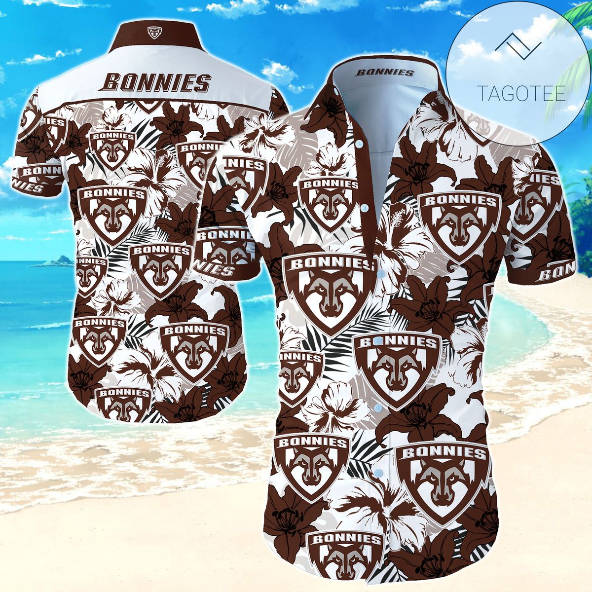 Ncaa St Bonaventure Bonnies Hawaiian Shirt