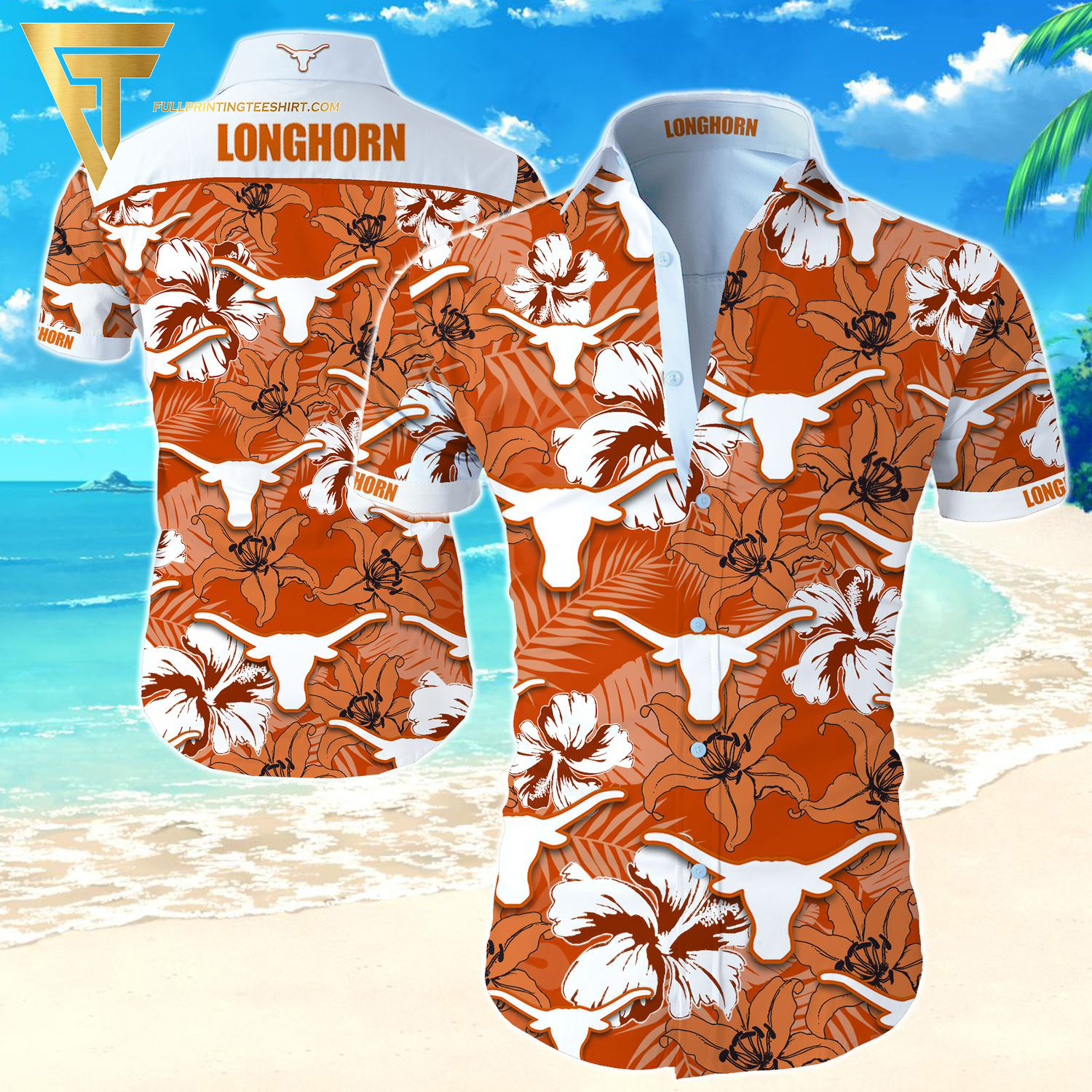 NCAA Syracuse Orange Sports Floral Summer Hawaiian Shirt