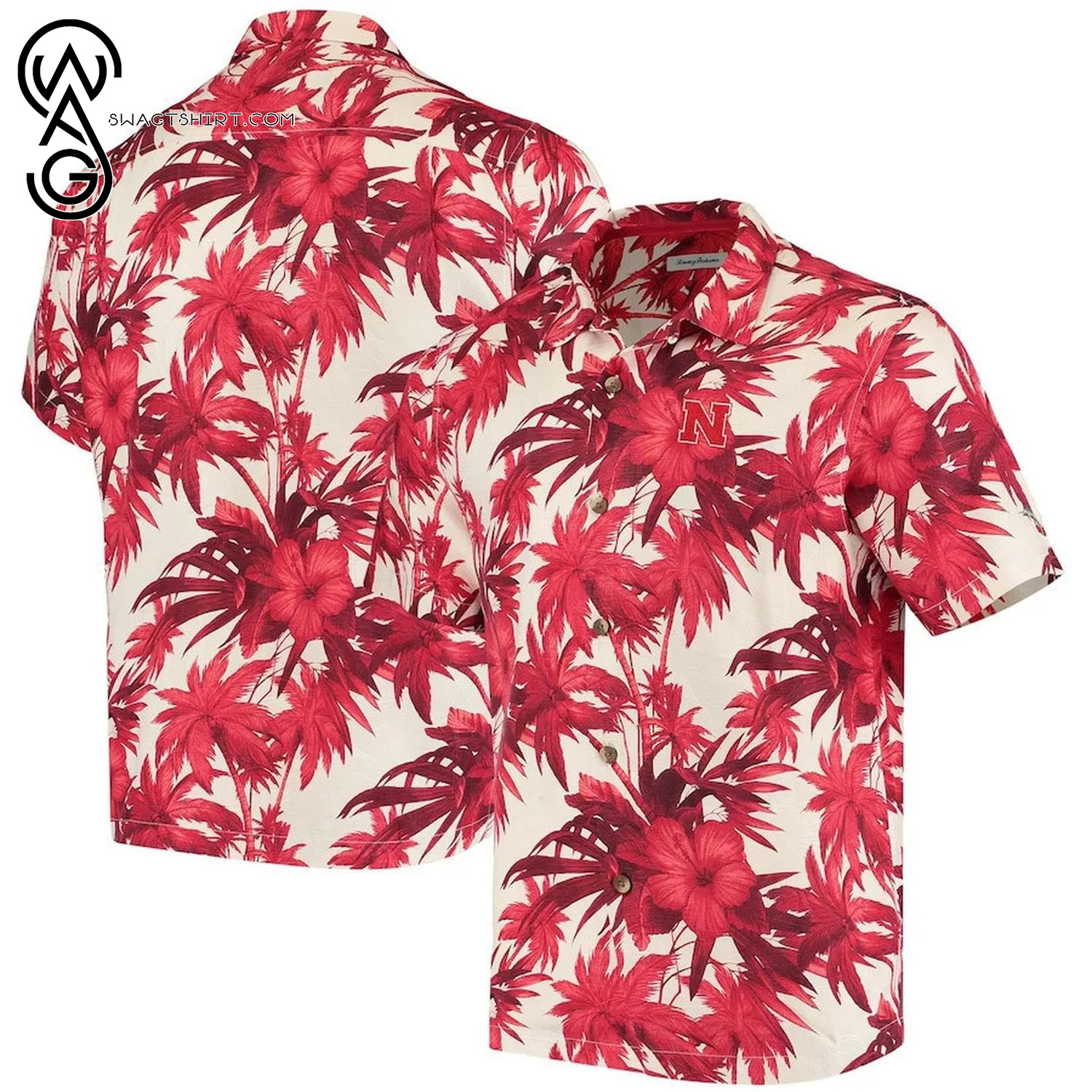 NCAA Wisconsin Badgers Summer Vacation Hawaiian Shirt