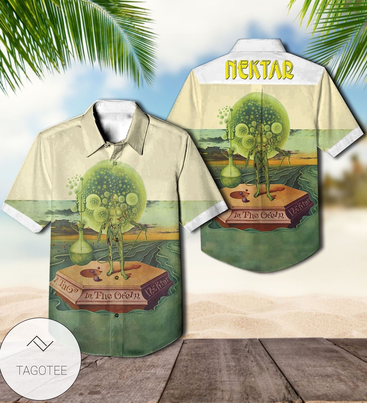 Nektar Remember The Future Album Cover Hawaiian Shirt