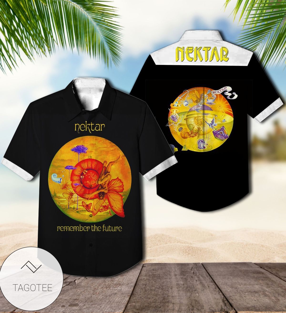 Nektar A Tab In The Ocean Album Cover Hawaiian Shirt