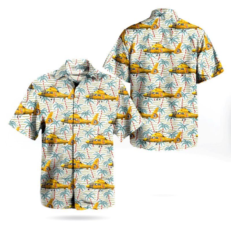 Netherlands Coastguard Kustwacht Nederland Guardian Hawaiian Shirt