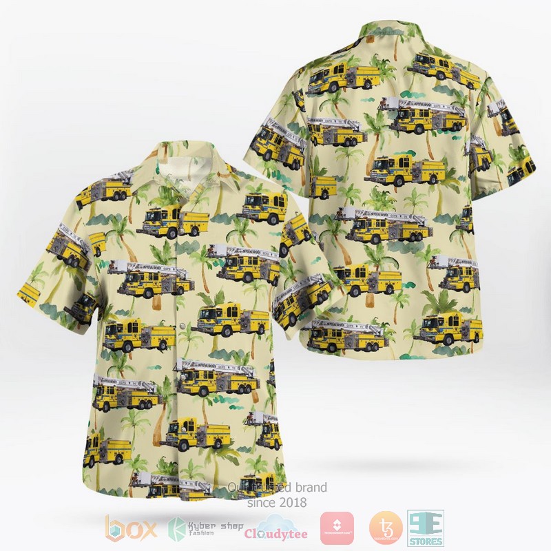 Navarre Beach Fire Rescue Hawaiian shirt