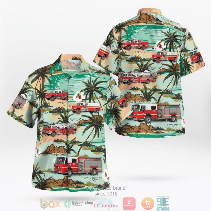 Nevada Henderson Fire Department Hawaiian Shirt