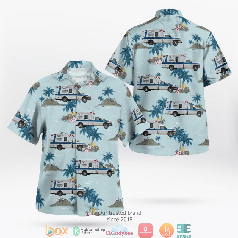 Nevada Clark County Fire Department Station 21 – Spring Valley Hawaiian Shirt