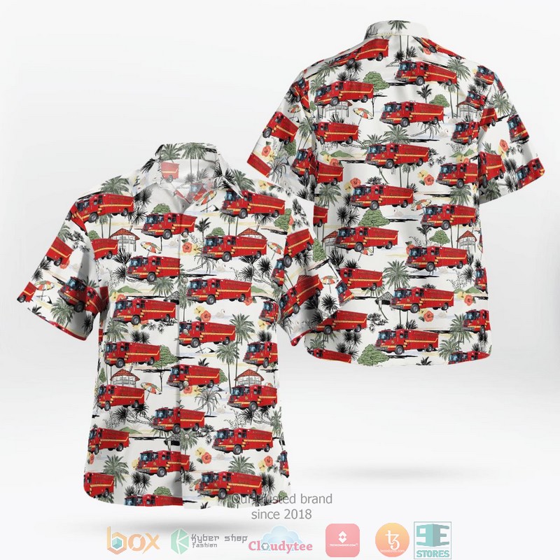 Nevada Reno Police Department Ford Explorer Hawaiian Shirt