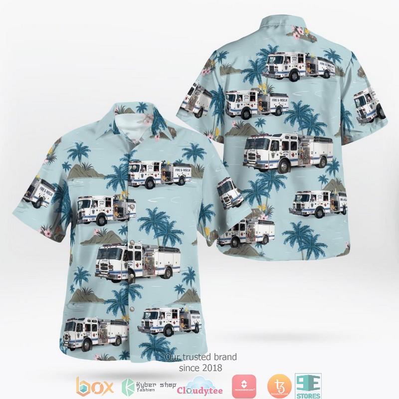 New Berlin Fire Department New Berlin Wisconsin Hawaiian Shirt