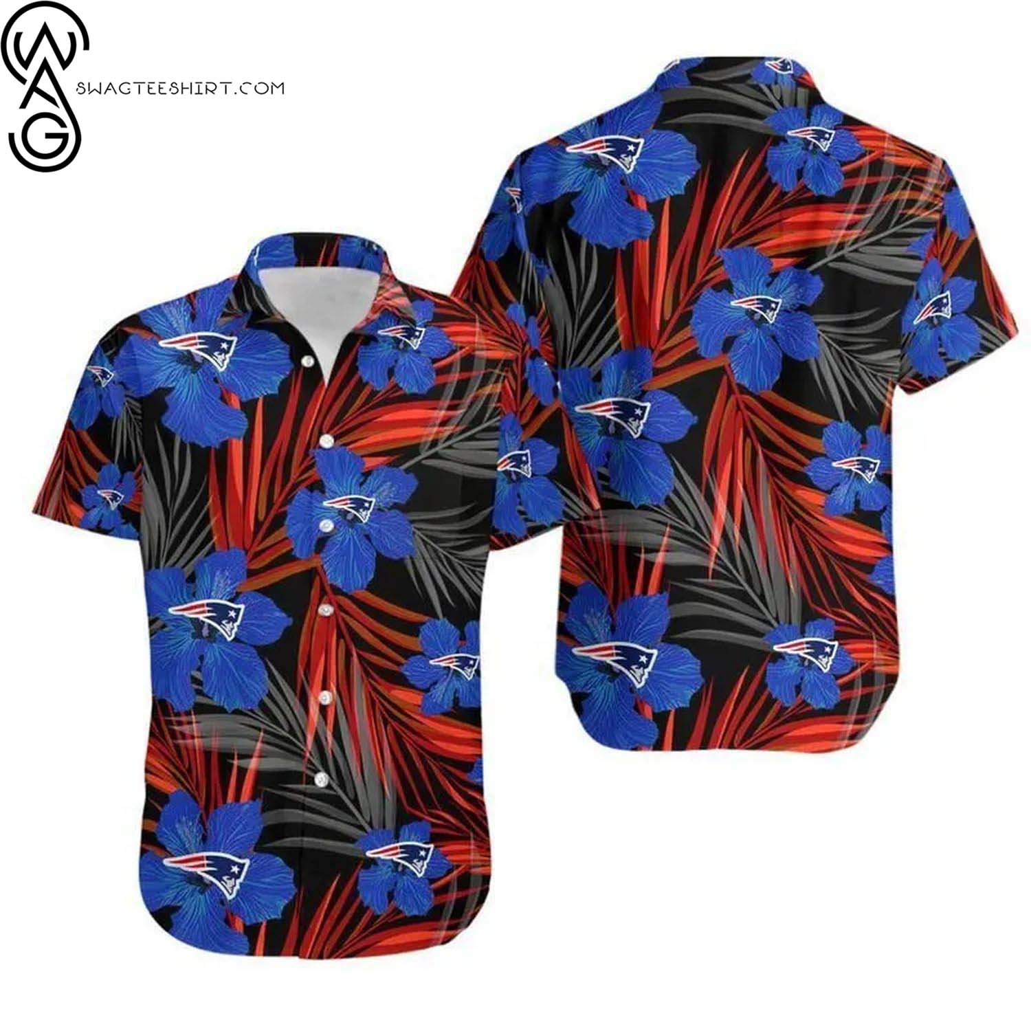 New England Patriots And Mickey Mouse Sports Fan All Over Print Hawaiian Shirt