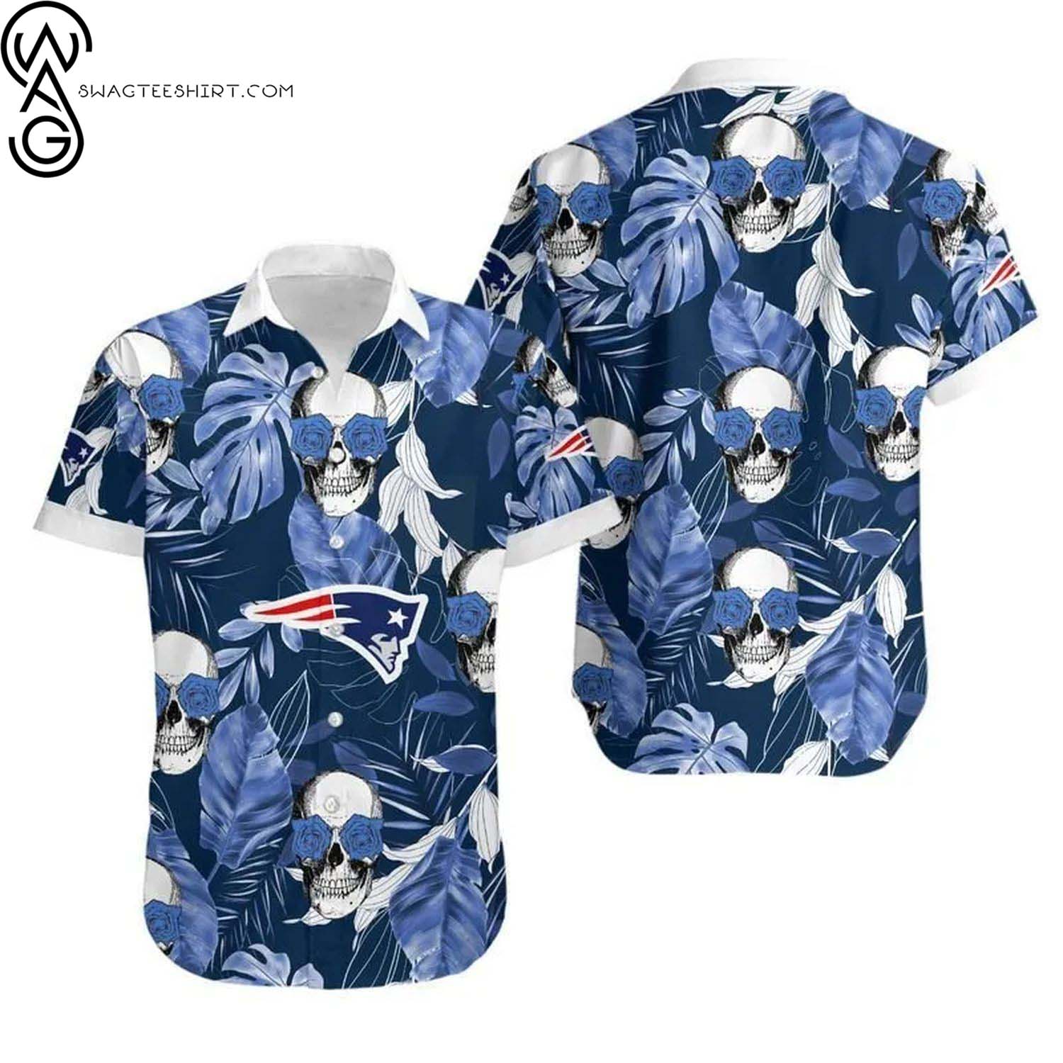 New England Patriots And Snoopy Summer Vacation Hawaiian Shirt