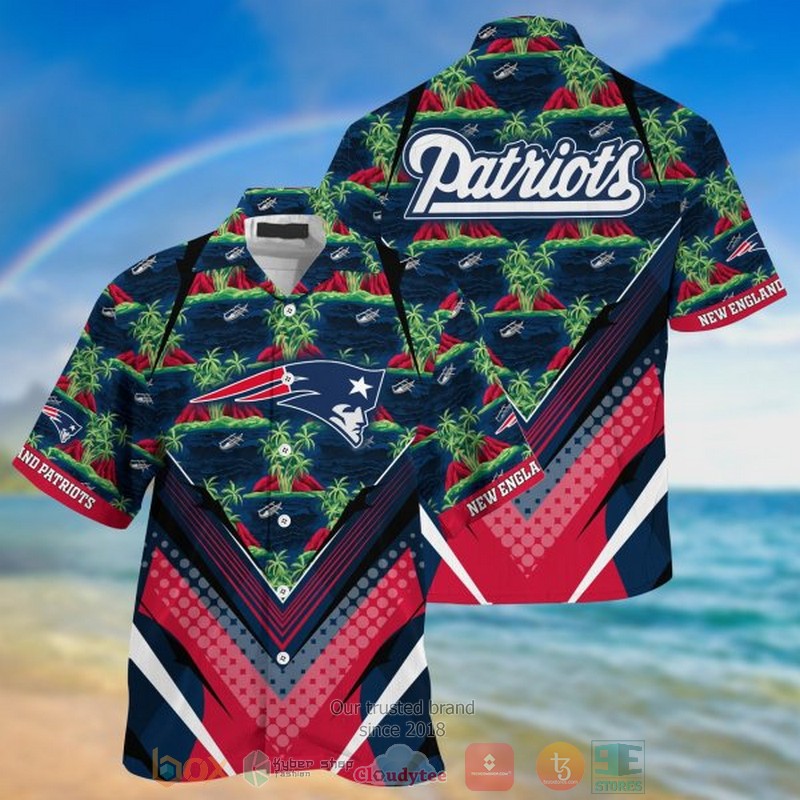 New England Patriots Tom Brady 12 Hawaiian Shirt