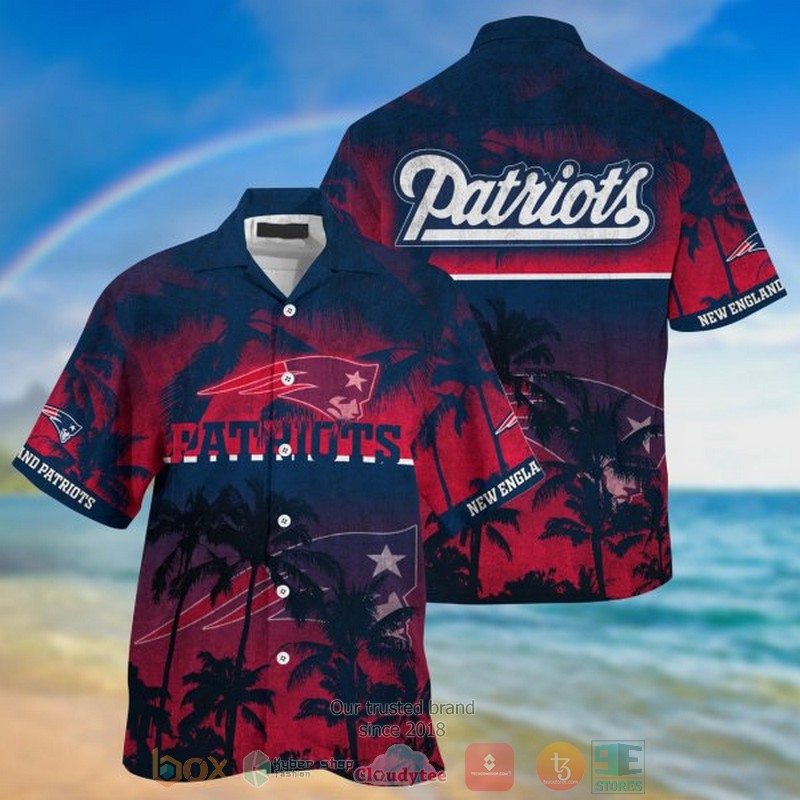 New England Patriots Tom Brady 12 Hawaiian Shirt