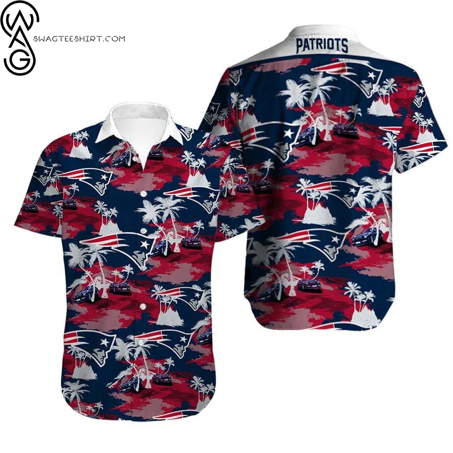 New England Patriots Sports Fan All Over Print Hawaiian Shirt