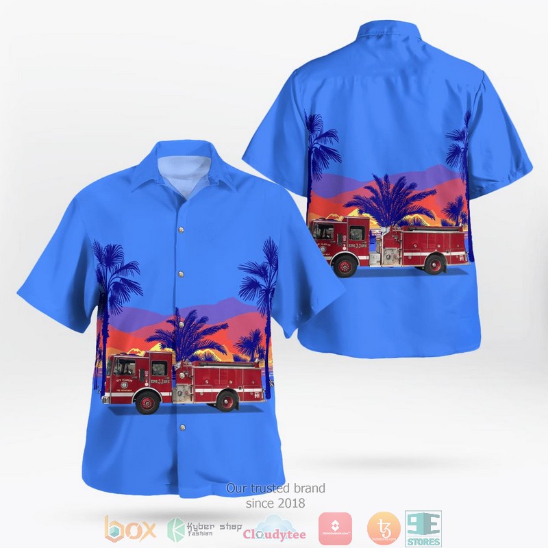 New Haven Connecticut New Haven Fire Department Hawaiian Shirt