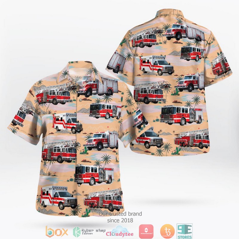 New Haven Connecticut New Haven Fire Department Hawaiian Shirt