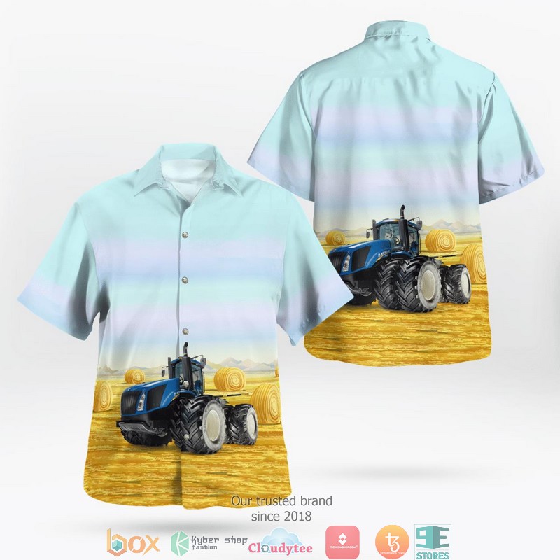 New Holland Agriculture T7070 2009 Tractor Hawaiian Shirt