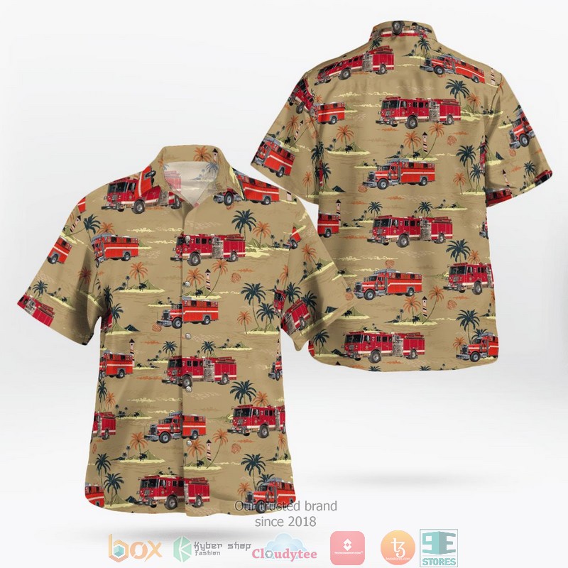 New Market Alabama New Market Volunteer Fire Department Engine 415 sky Hawaiian Shirt