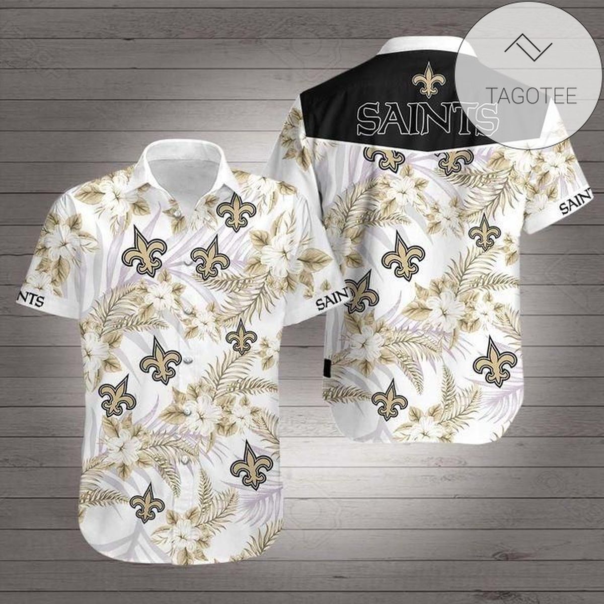 New Orleans Saints Football Hawaiian Shirt 3d