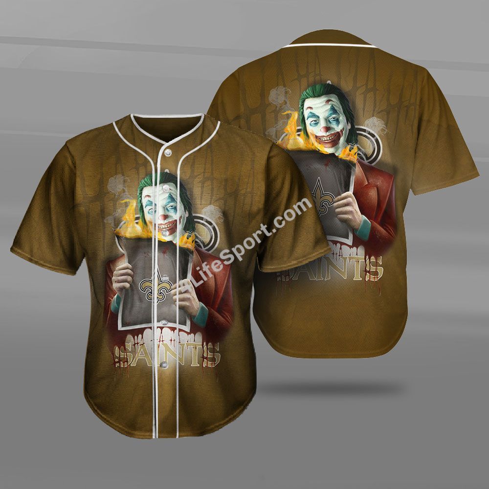 New Orleans Saints Joker Baseball Jersey