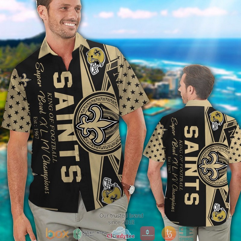 New Orleans Saints NFL palm tree Hawaiian Shirt