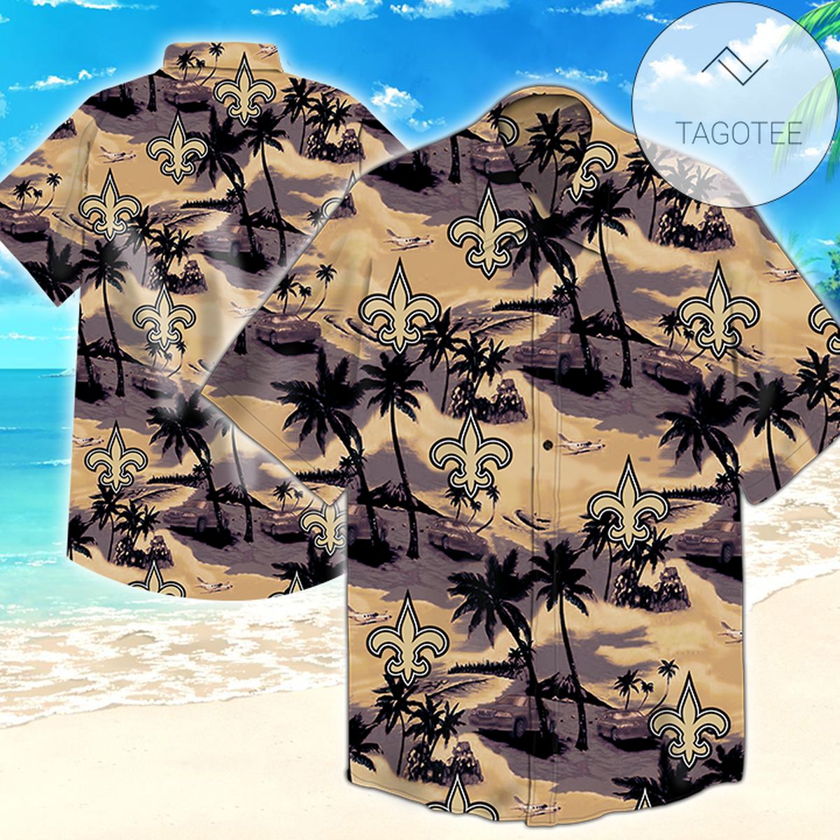 New Orleans Saints Nfl Floral Authentic Hawaiian Shirt 2022