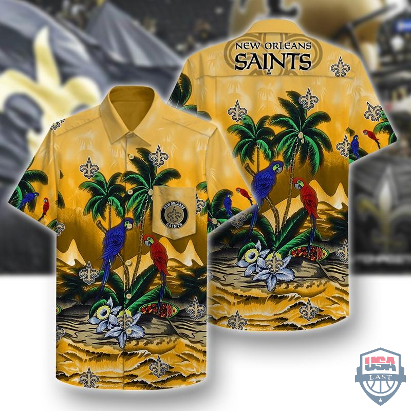 New Orleans Saints Ocean Fishes Hawaiian Shirt Beach Short