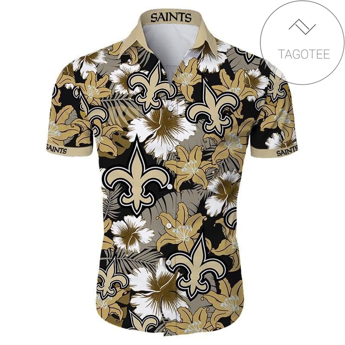 New Orleans Saints Sizechart Hawaiian Shirt