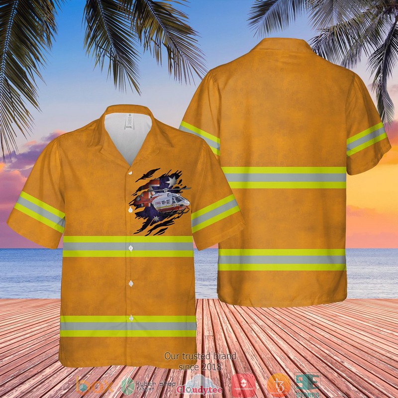 New South Wales Rural Fire Service NSW RFS Fleet Hawaiian Shirt