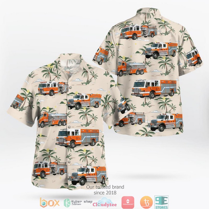 New South Wales Rural Fire Service Bell 412 Hawaiian Shirt