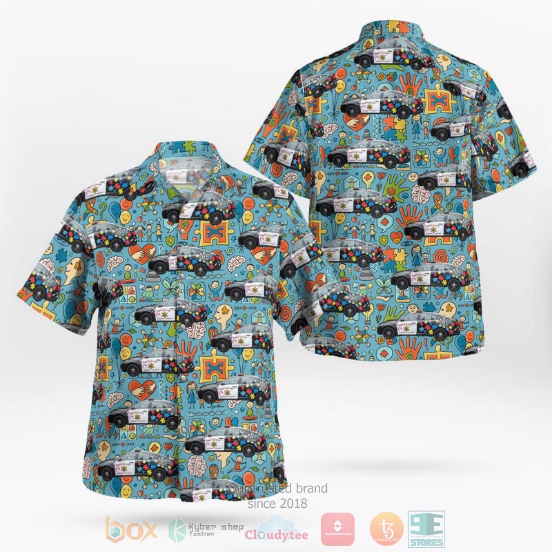 New York Bay Shore Fire Department Hawaiian shirt