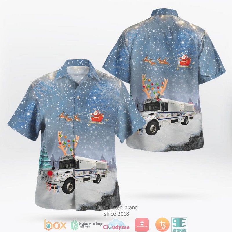 New York Albany County EMS Hawaiian shirt