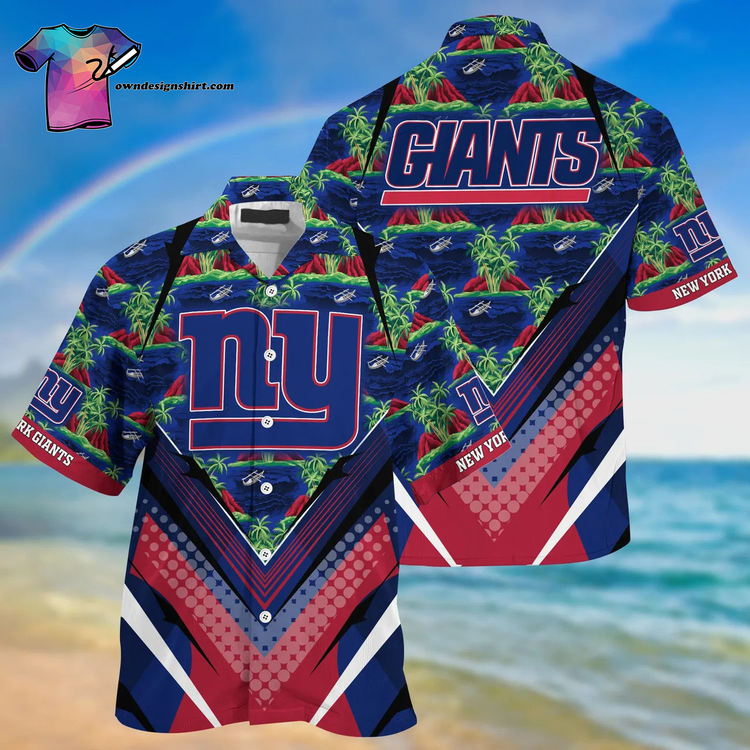 New York Giants Sports Lover Summer Aloha Hawaiian Shirt