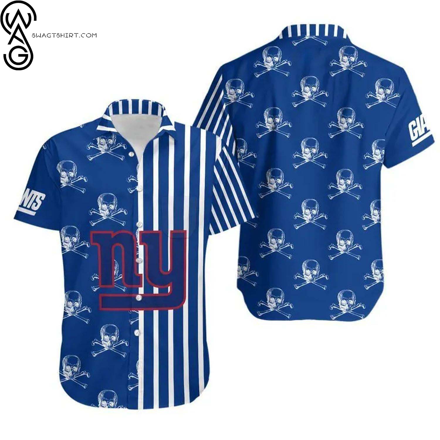 New York Giants Sports Fan All Over Print Hawaiian Shirt