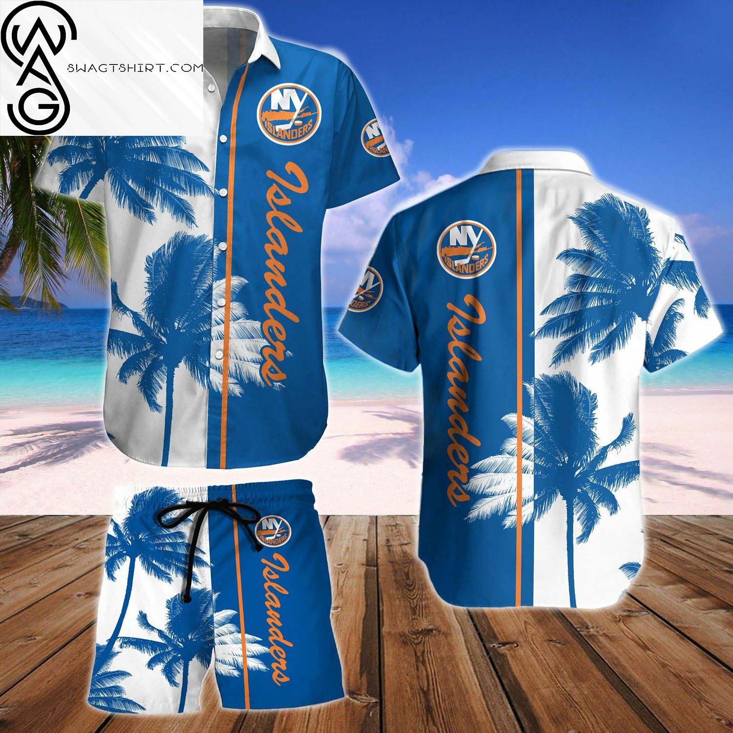 New York Giants Sugar Skull Summer Vacation Hawaiian Shirt