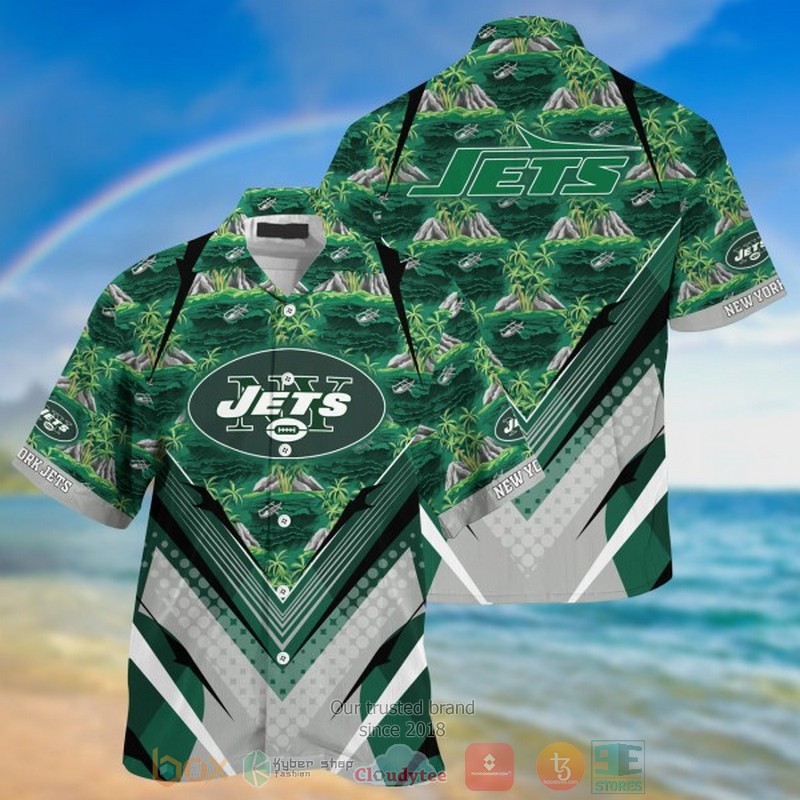 New York Jets Mickey Mouse Hawaiian Shirt, Short