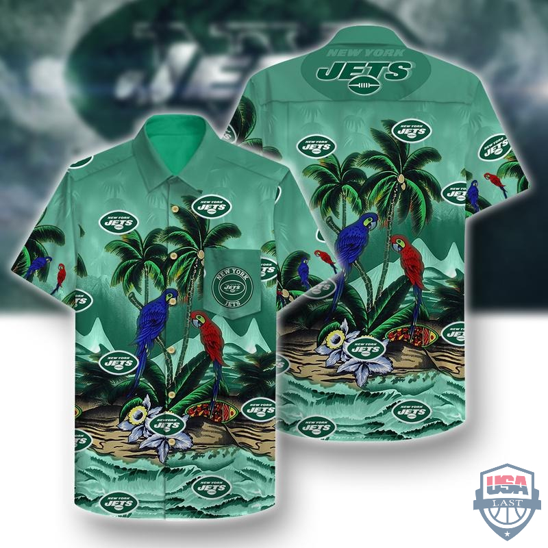 New York Jets Pirates Aloha Hawaiian Shirt