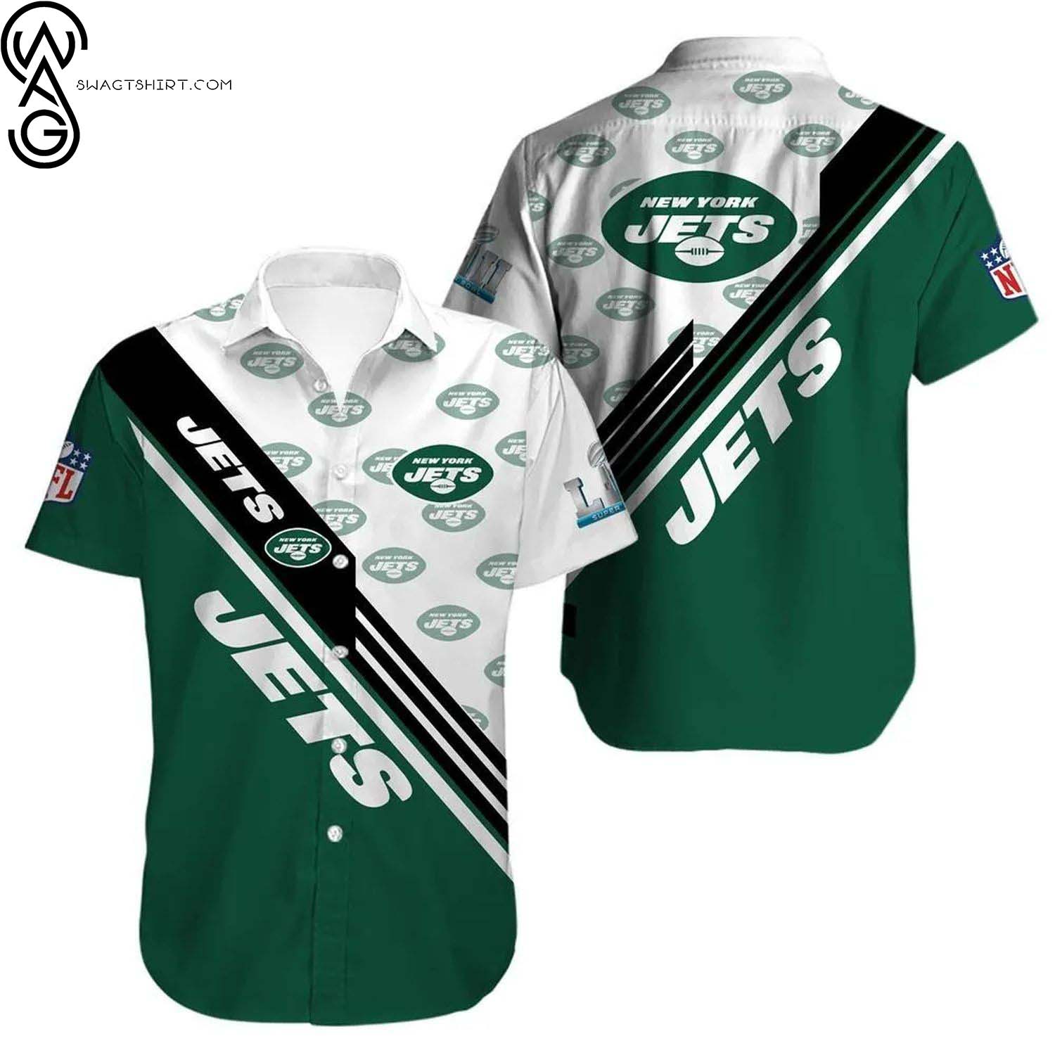 New York Jets Sports Fan All Over Print Hawaiian Shirt